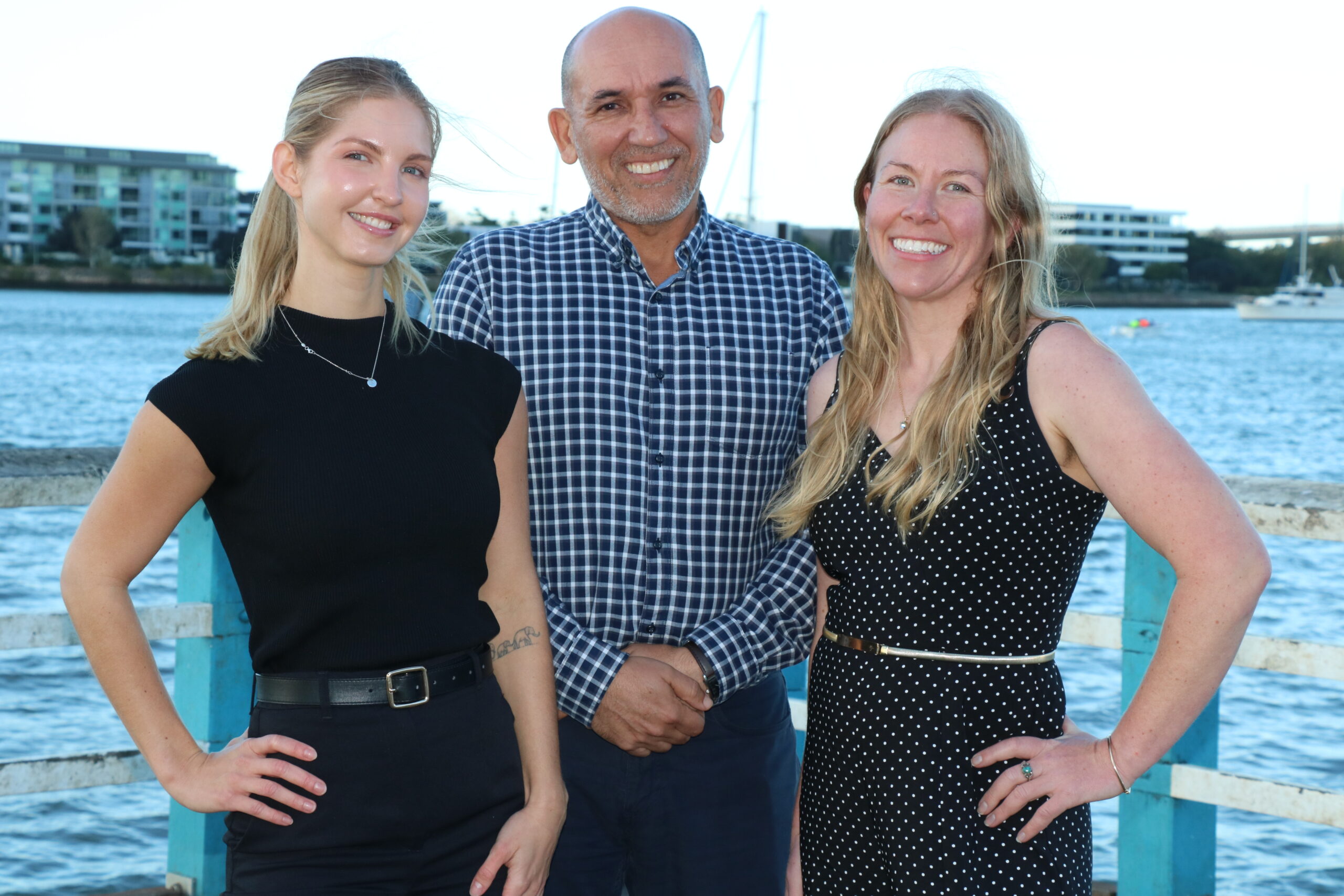 Our Team - Tarek, Rachel and Phoenix